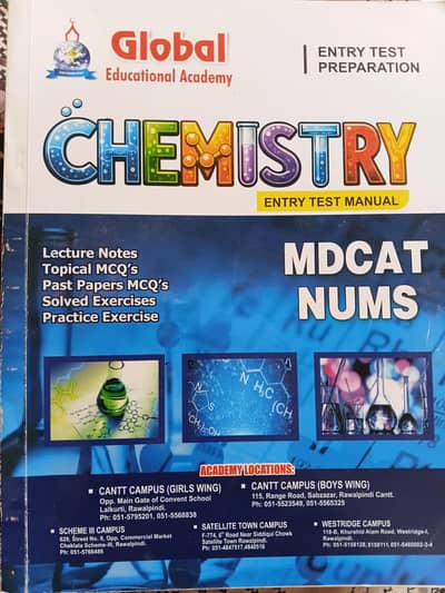 MDACT NUMS PREP BOOK GLOBAL ACADMEY Complete 4 book set