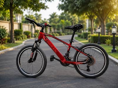 Red Mountain Bike – Stylish Outdoor Look
