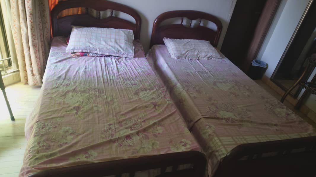 Single bed pair 1