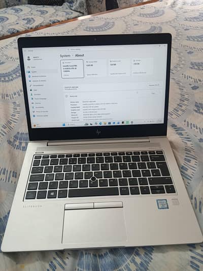 HP Elitebook Core i5 8th gen