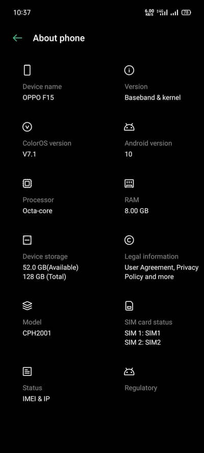 OPPO F15