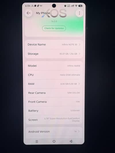 Infinix Note 50