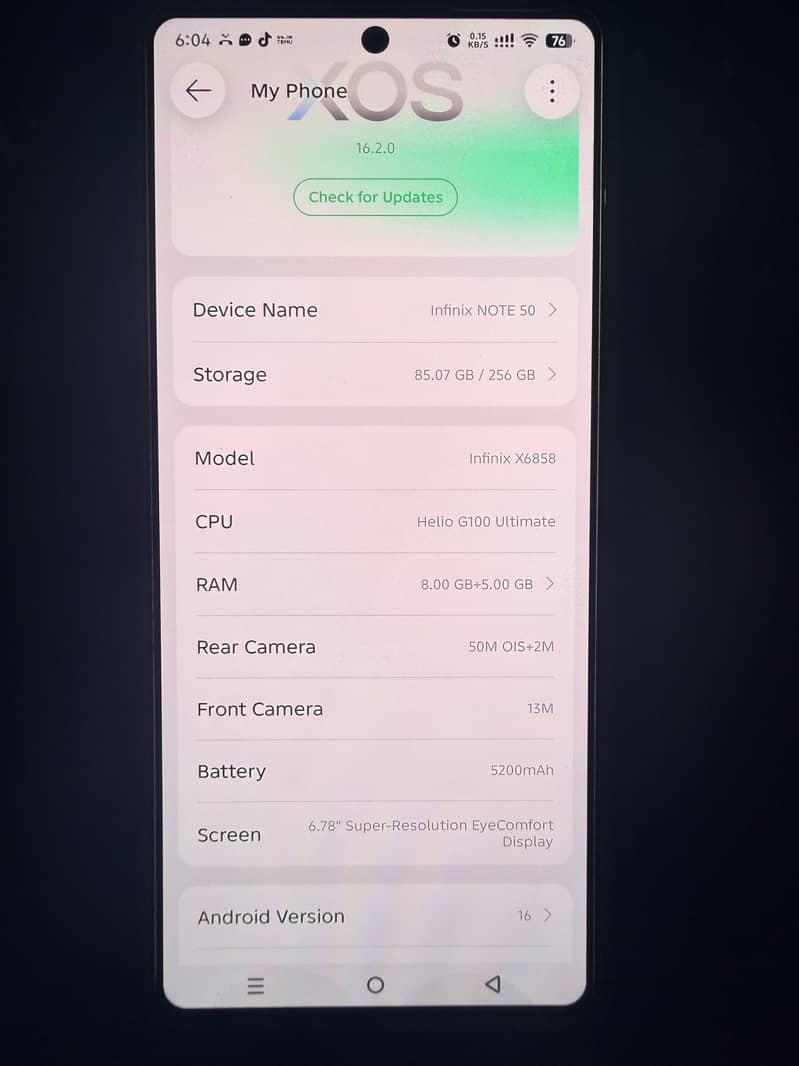 Infinix Note 50 0