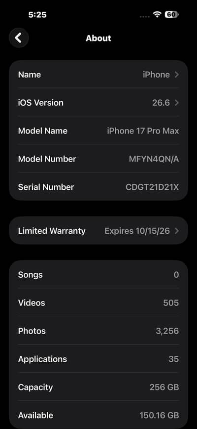 Apple iPhone 17 Pro Max