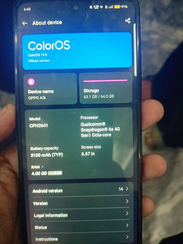oppo A5i 4