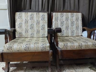 Wooden sofa