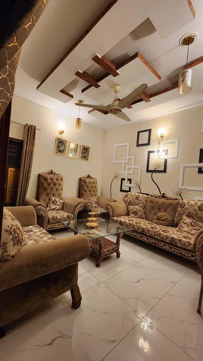 7-Seater Sofa Set with Center Table – Elegant & Well Maintained