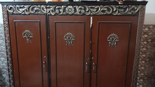 wooden wardrobes 3 door Almari