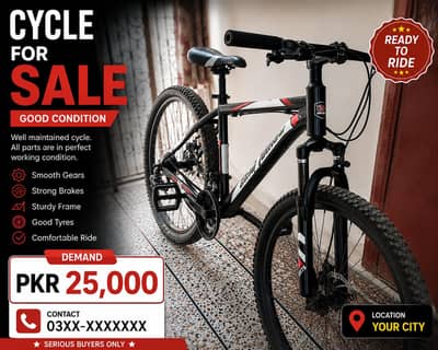  Cycle For Sale | Excellent Condition | Best Price 