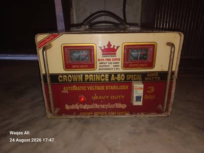 Ac Stablizer 6000 watts (Heavy Duty)