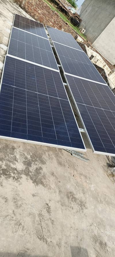 6 Solar Panels (5 Canadian Double Glass + 1 Longi Single Glass)