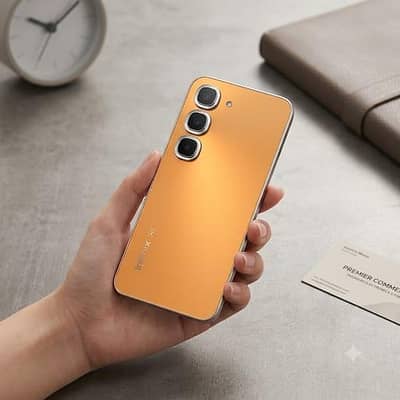 Infinix Hot 70 pro 8/128 orange  just box open PTA approved