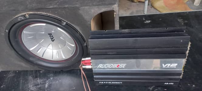 Amplifier And Woofer New Condition