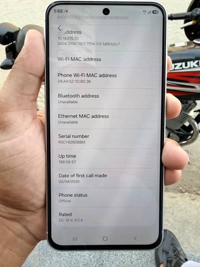 Samsung  A56 mint condition 10by10 condition