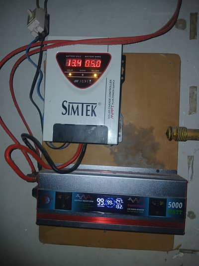 2 585 pannel with Mppt battry inverter 5KVA