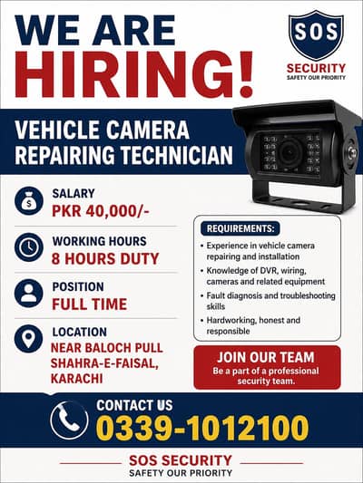 Hiring CCTV Operators vehicle cameras