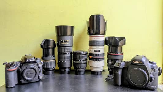 canon and Nikon kit