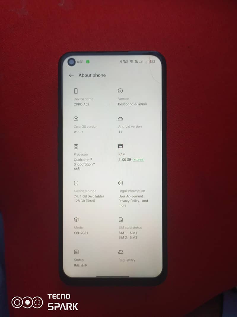 oppo A52 2