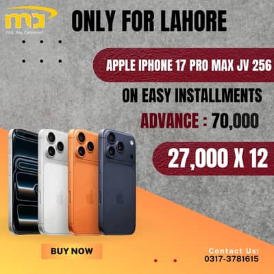 Apple iPhone 17 Pro Max JV On Installment