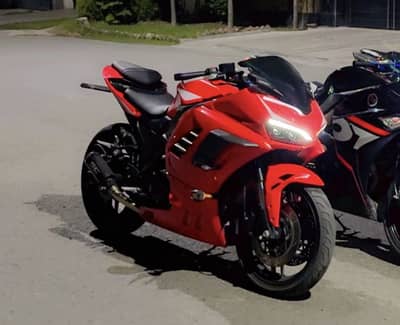 ducati gt edition 400cc dual cylinder 1100km driven brand new replica