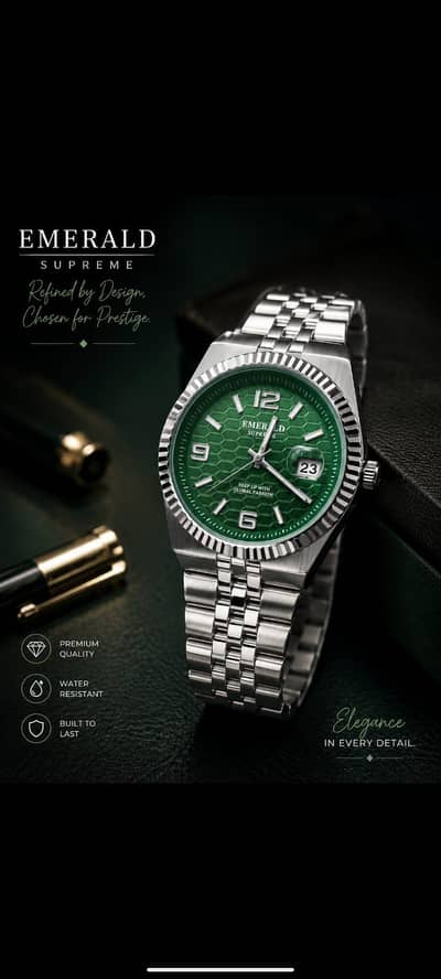 Emerald |•Men's wrist watch |•Premium quality