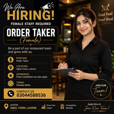 job in restaurant