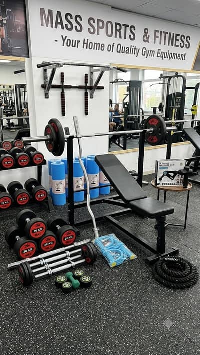 Dumbbell / Weight plates / Kettle Bell / Rods / Home gym / walking pad