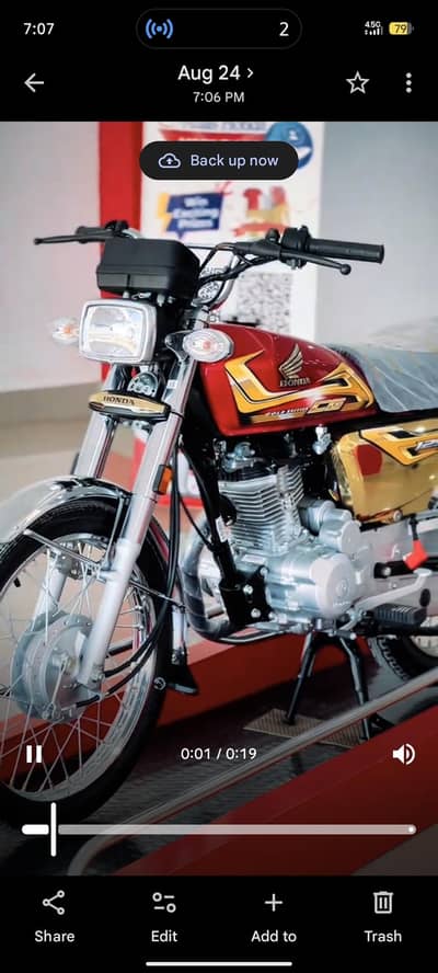 Honda Cg 125 Gold edition