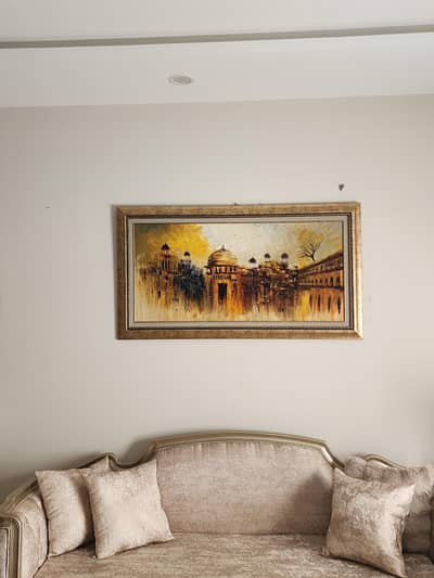 handpainted wall frame