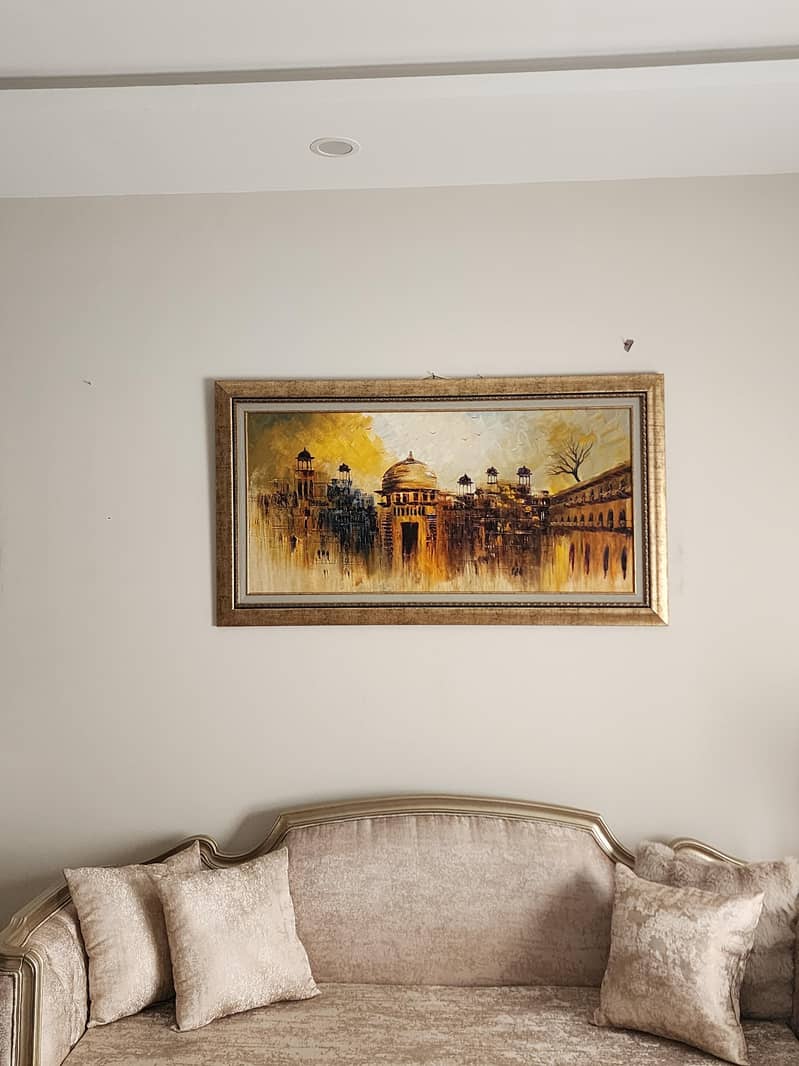 handpainted wall frame 0