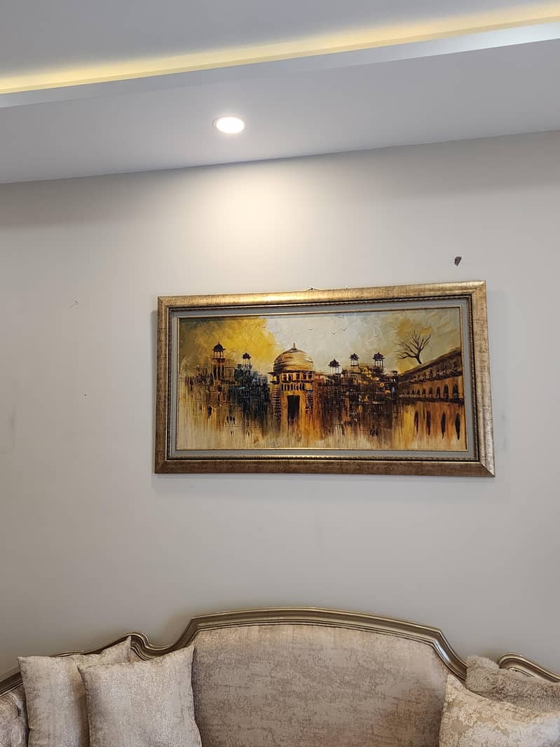 handpainted wall frame 3