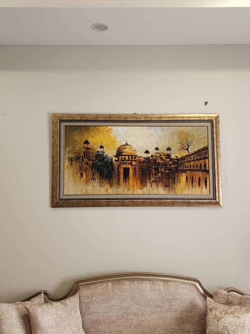 handpainted wall frame 4