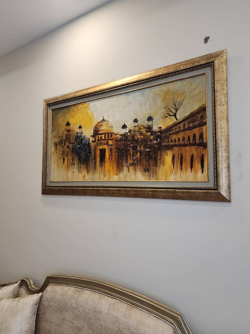 handpainted wall frame 5