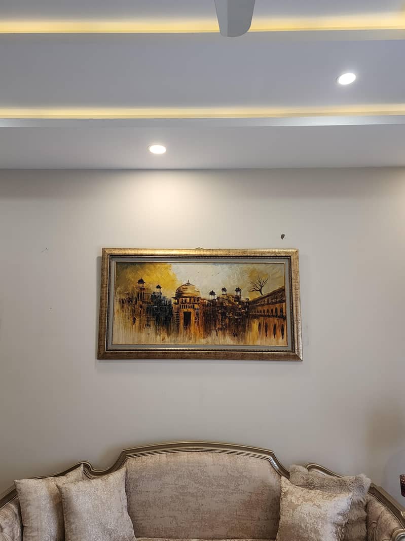 handpainted wall frame 6