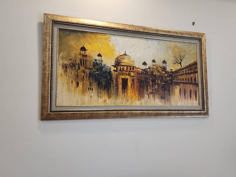 handpainted wall frame 7