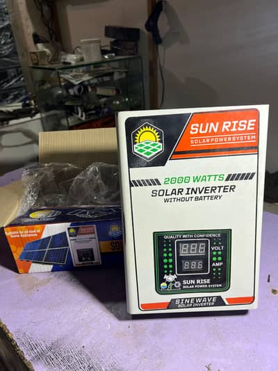 slightly used 2kw solar inverter.