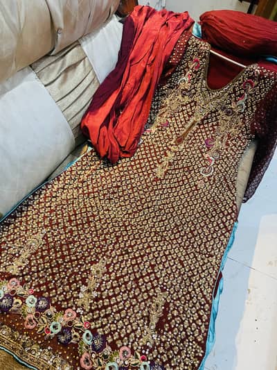 Full heavy dress for wedding