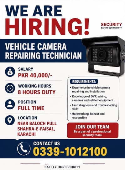 Hiring CCTV Operators vehicle cameras