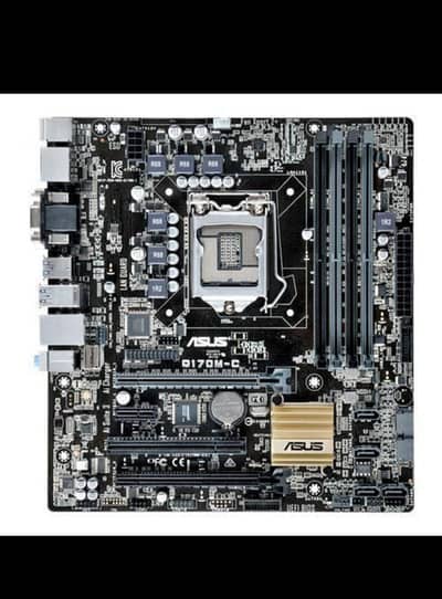 6/7th gen motherboard asus Q180M-C with intel core i5 6500 processor