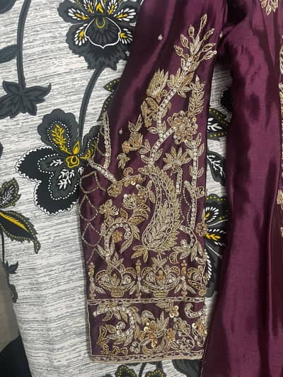 Purple Raw Silk