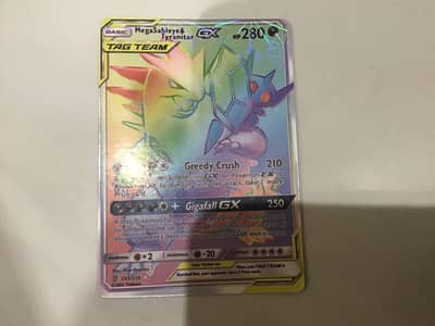 Pokemon card MegaSableye&Tyranitar.