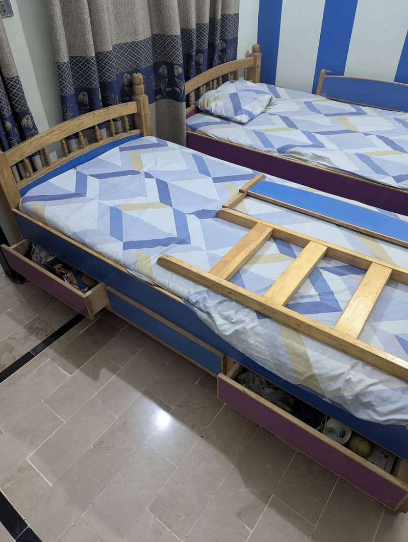 2 single beds 3