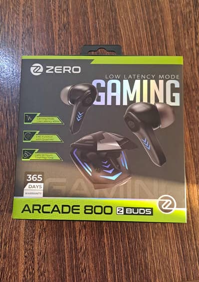 Zero Arcade 800 Gaming Earbuds - Complete Box & Warranty