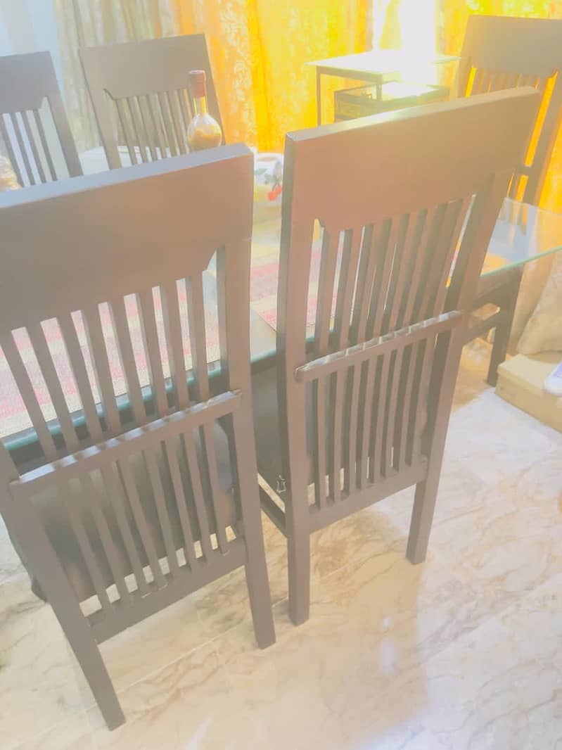 Dining Table with Six Chairs 4