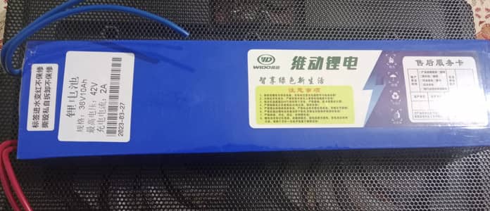 36V 10Ah Rechargeable Lithium-Ion Battery – For Sale
