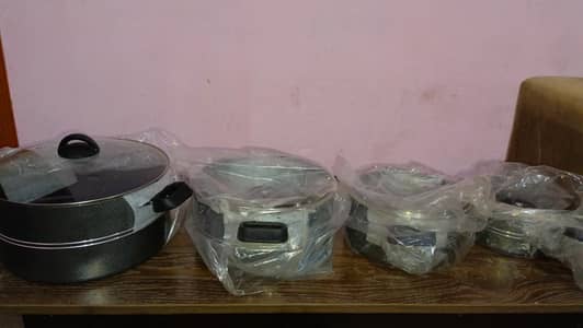 bravo Brand New Non-Stick Cookware Set – Pots, Saucepan