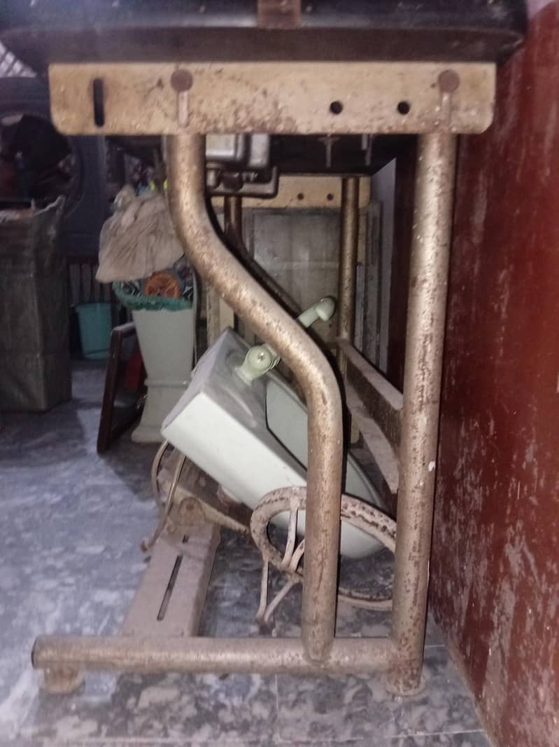a sewing machine 5