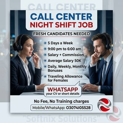 Call Center Jobs In Lahore | Male & Female Required | Jobs | CSR Jobs
