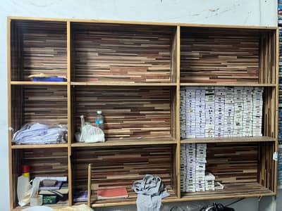 Beautiful Wooden Wall Rack / Display Shelf for Shop