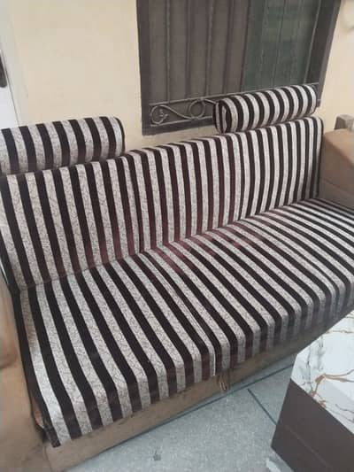 little bit used sofa kum bed